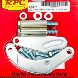 BBC Saginaw Power Steer Bracket Swp Chrome RPCR3816