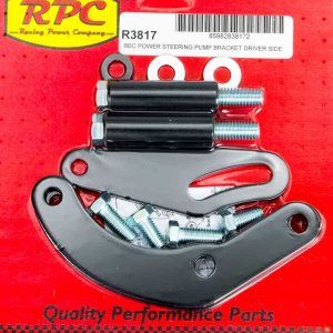 BBC Saginaw Power Steer Bracket Swp Black RPCR3817