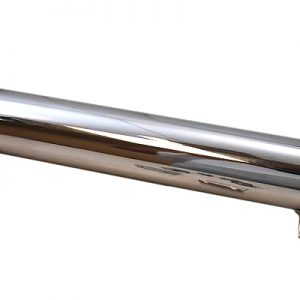 Aluminum Tank Overflow 1 5In X 2In - Polished RPCR6073
