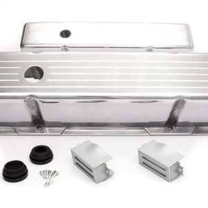SBC Alum Tall V/C Ball Milled Polished RPCR6130