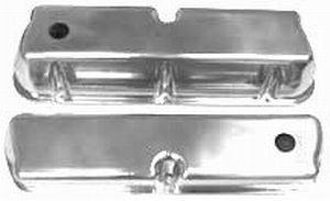SB Ford Aluminum Valve Covers Plain With Hole RPCR6171