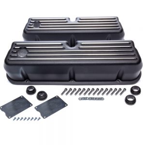 Black Aluminim Valve Covers Ford SBF Tall RPCR6175BK