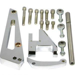 Chrome Alum BBC Alterna tor Bracket SWP RPCR6411