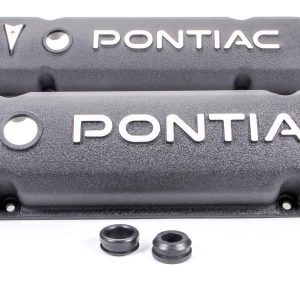 Pontiac Alum V/C Black w/Pontiac Logo RPCR6520