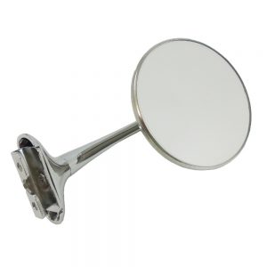 SS 4In Chrome Old Style Door Edge Mirror RPCR6609
