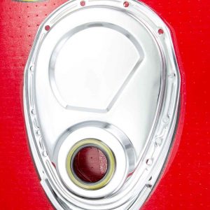 SBC 2PC Timing Chain Cover Chrome RPCR7122
