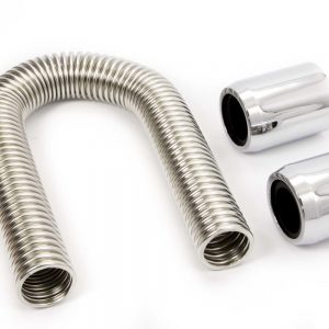 36in Stainless Hose Kit w/Chrome Ends RPCR7308