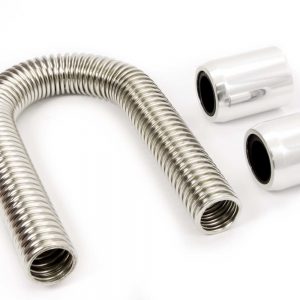 48in Stainless Hose Kit w/Polished Ends RPCR7310