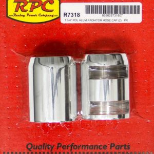 Polished Radiator Hose End Pair RPCR7318