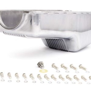 64-73 SBF Alum Stock Oil Pan Polished RPCR8446