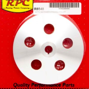 Pre 84 GM Power Steering Pulley Satin Alum RPCR8848