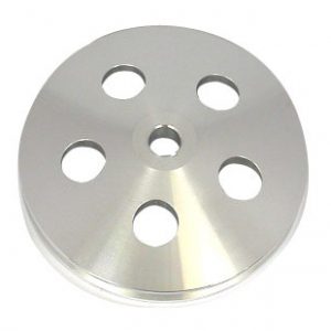Polished Aluminum GM 1V Power Steering Pulley RPCR8848POL