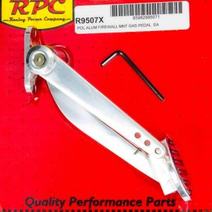 Polished Alum Firewall Mount Gas Pedal RPCR9507X