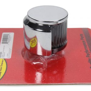 Push In Breather 3in Tall Chrome/Black RPCR9516BK