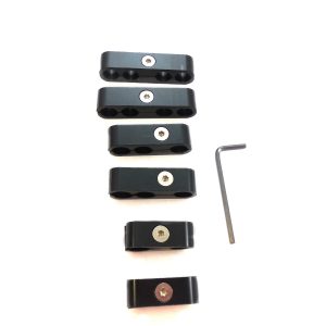 Billet Wire Separators R ace Style - Black RPCR9570BK