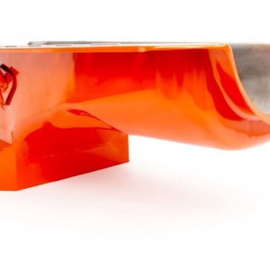65-95 BBC Steel Drag Race Oil Pan Orange RPCR9729