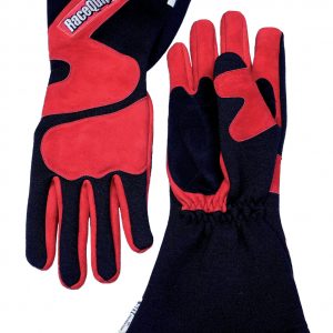 Gloves Outseam Black/Red Large SFI-5 RQP358105