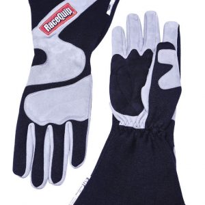 Gloves Outseam Black/ Gray Medium SFI-5 RQP358603