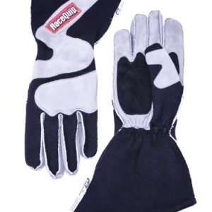 Gloves Outseam Black/ Gray Large SFI-5 RQP359605