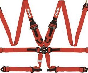 6pt Harness Camlock P/D HNR Red FIA RQP855015