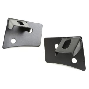Light Mount Bracket Kit Windshield Textured Blk RUG11027.04