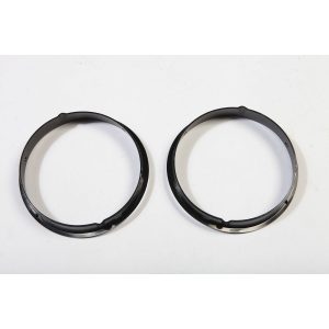 Black Headlight Bezels 97-06 Jeep Wrangler TJ RUG12419.23