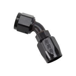 #8 45 Deg Hose End Black RUS610105