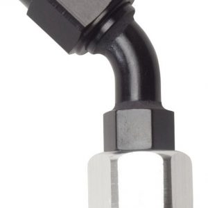 #10 45 Deg Hose End Black RUS610115