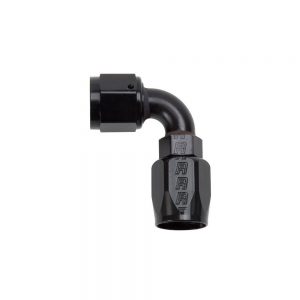 #8 90 Deg Hose End Black RUS610175