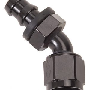Twist-Lok Hose End #10 45 Deg Black RUS624103