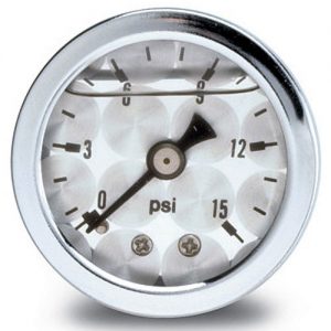 Gauge Fuel Pressure 15 PSI Liquid Filled RUS650390