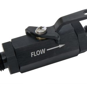 Shutoff Valve - #6an Male Black Finish RUS650633