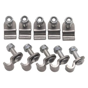 3/16in SS Brake Line Clamps - 12pk RUS654030