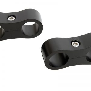 6an Hose Separator - 2pk Black Anodized RUS654303