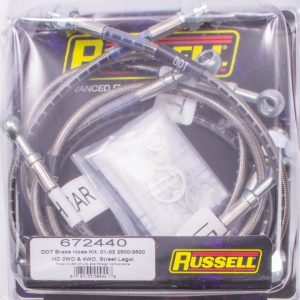 S/S Brake Line Kit 01-06 GM HD Trucks RUS672440