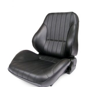 Rally Low Back Seat - LH - Black Vinyl SCA80-1050-51L