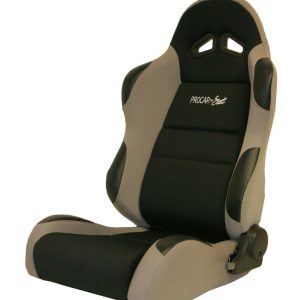 Sportsman Racing Seat - Left - Gray Velour SCA80-1606-62L