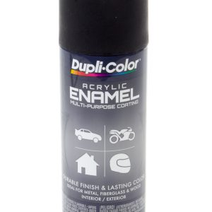 Flat Black Enamel Paint 12oz SHEDA1605