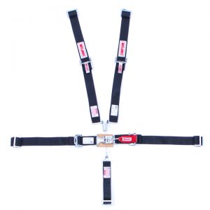 5-pt Harness System Jr Wrap Around BK SIM29025BK