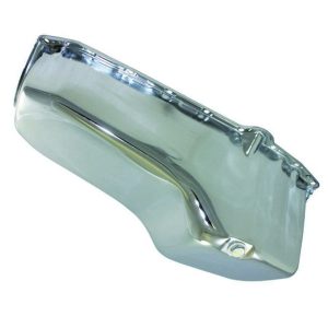 55-79 SBC Steel Stock Oil Pan Chrome SPC7442