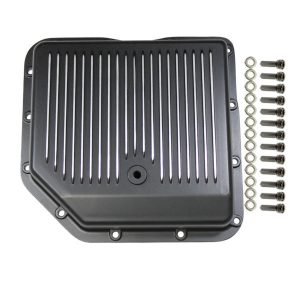 Transmission Pan GM Turb o 350 Finned with Gasket SPC8491BK