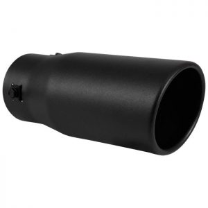 Exhaust Tip 3-1/2in Slant Black SPE22360