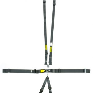 6pt Harness System SFI LatchLink Black HANS SRBSR71760H