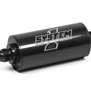 Inline Fuel FIlter - #8 Billet - Black SYS201-203408B
