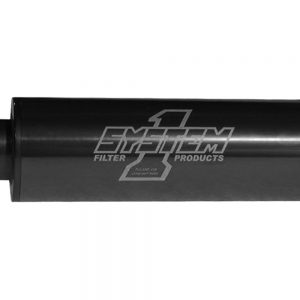 Inline Fuel Filter - #12 Billet - Black SYS202-202412B