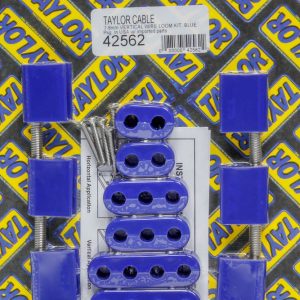 7-8mm Vertical Wire Loom Kit Blue TAY42562