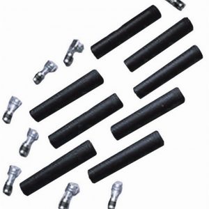 Straight Spark Plug Boot & Terminal Kit - Black TAY46003