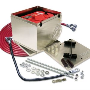 Aluminum 200 Series Battery Box w/2 ga Cable TAY48201