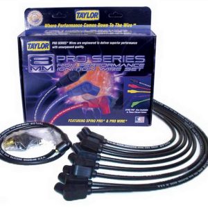 BBC 8mm Spiro-Pro Race Plug Wire Set Black TAY76032
