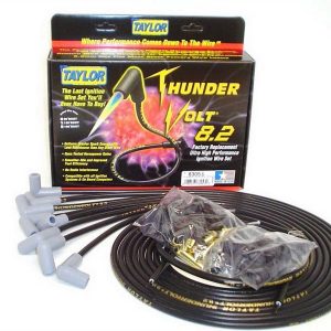 Univ Thundervolt Plug Wire Set 90 deg Black TAY83051